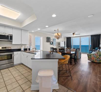 San Carlos 1001 Kitchen and Living Space