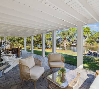 Lake Front Patio - Offering Ample Seating