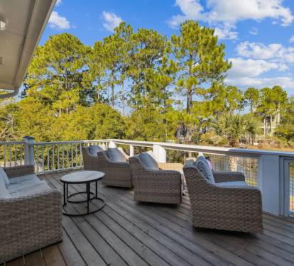 Take in the Views from the 2nd Floor Balcony