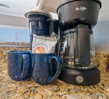 Salty Seashell Drip Coffee Maker + Keurig