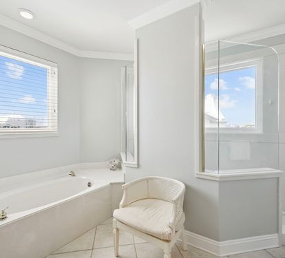 Primary King Suite - Oversized Soaking Tub + Walk-In Shower