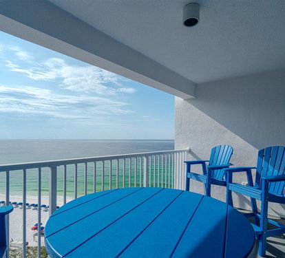 Sip your morning coffee at your private oceanfront table, watching waves roll in from your covered balcony sanctuary.