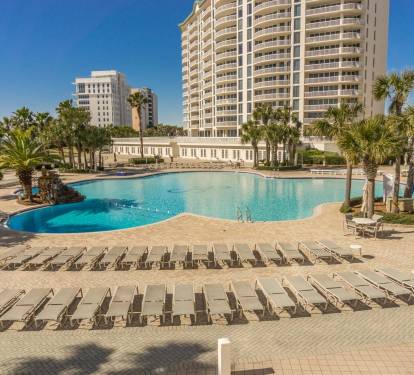 Enjoy sunning on the deck without all the sand!