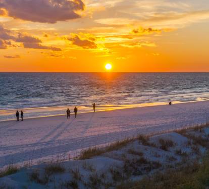 Watch a beautiful sunset!