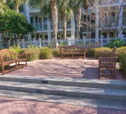 Relax in the beautiful courtyard!