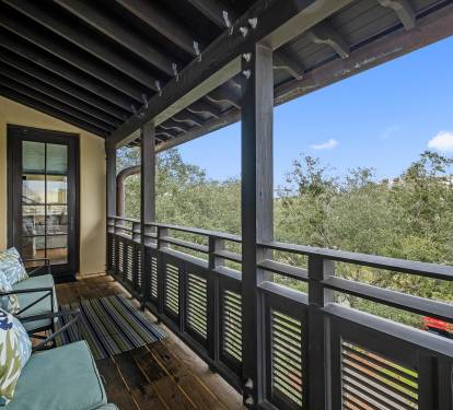 Private Balcony with Outdoor Seating