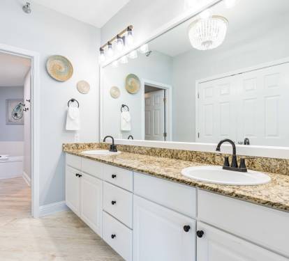 Lighthouse 1118 Primary Bath with Dual Sinks