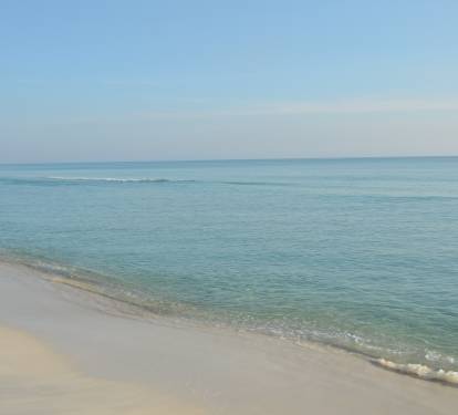 Gentle waters of the Gulf of Mexico.