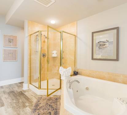 Caribe 305C Primary Bathroom Jetted Tub and Separate Shower