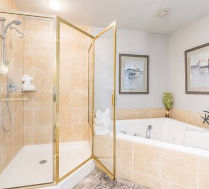 Caribe 305C Primary Bathroom Jetted Tub and Separate Shower