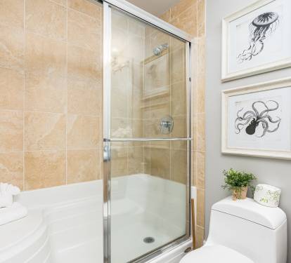 Caribe 305C Bathroom 2 with Tub Shower Combo