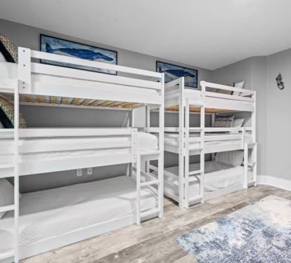 Caribe 305C Bedroom 3 Custom Twin Bunks