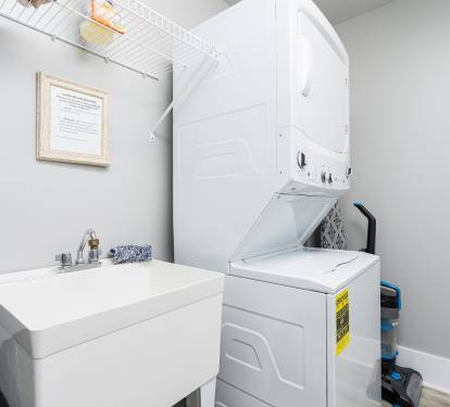 Caribe 305C Convenient In-Unit Laundry with Stack Washer Dryer