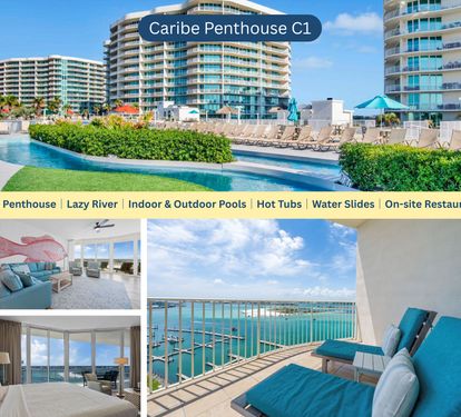 Caribe Penthouse C1 | 2 Bedroom | Stunning Views
