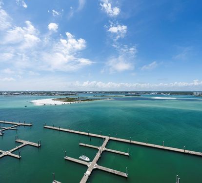 Caribe Penthouse C1 Views of Terry Cove and Caribe Marina from Balcony