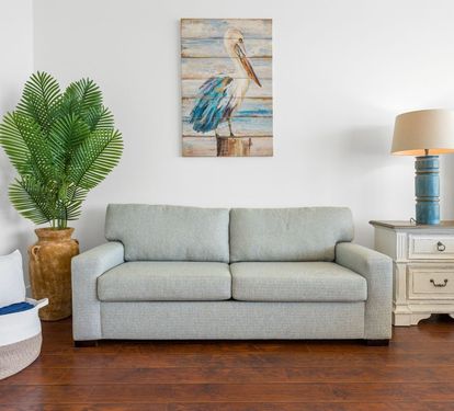 Caribe Penthouse C1 Primary Bedroom with Queen Sleeper Sofa and King Bed