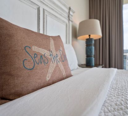 Caribe Penthouse C1 Primary Bedroom with King Bed