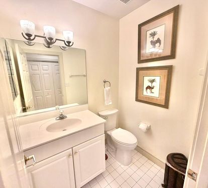 Half Bath - Downstairs