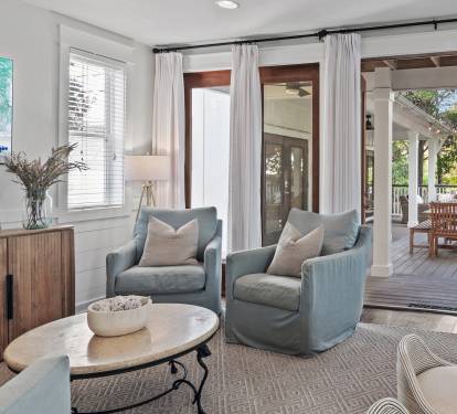 Perfect spot to relax, where the outdoor and indoor spaces connect.