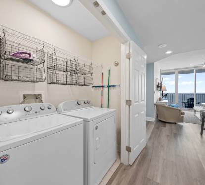 Lighthouse 1709 Laundry with Full Size Washer + Dryer