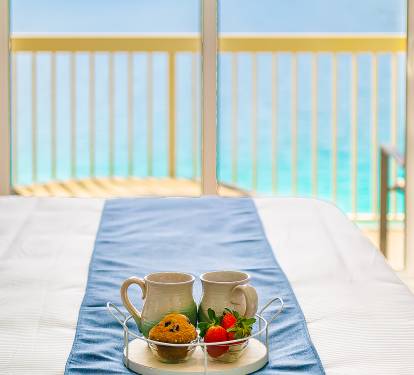 Breakfast in bed with stunning Gulf View