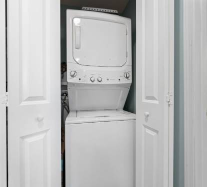 Take It EZ In-House Laundry with Stack Washer Dryer