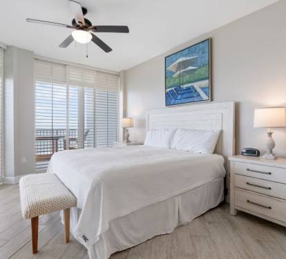 Lighthouse 901 Primary Bedroom with King Bed