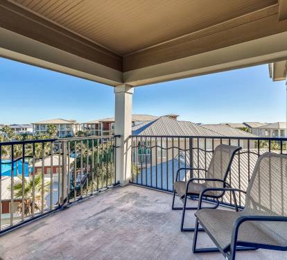 Enjoy Morning Coffee or Evening Cocktails on this Expansive Balcony!