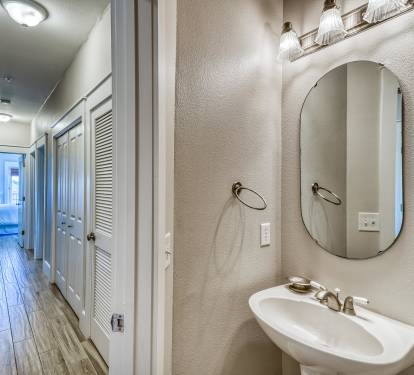 Powder Room - Located off the Hallway