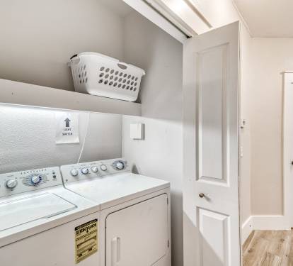 Laundry - Located in the Hallway