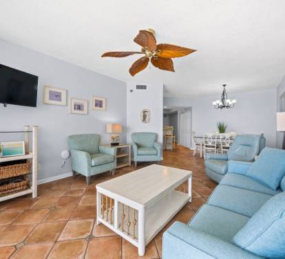 Pelican Pointe 803 Living Room with Queen Sleeper