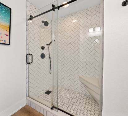 Crystal Tower 904 Primary Bathroom with Custom Spacious Separate Shower