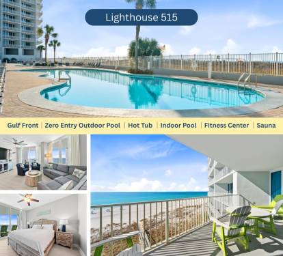 Lighthouse 515 | 3 Bedroom 3 Bathroom | Gulf Front