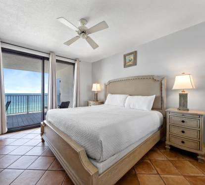 Pelican Pointe 803 Primary Bedroom with King Bed