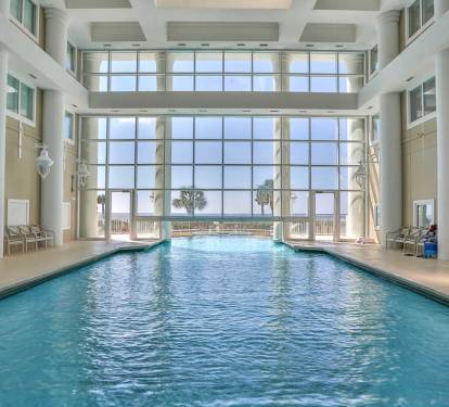 Indoor pool.