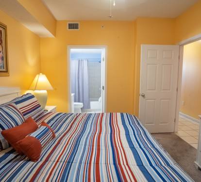 Primary bedroom with private bathroom.