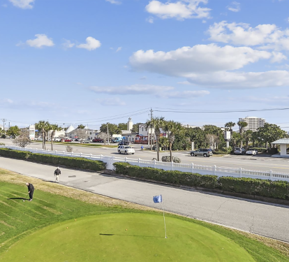 Head down and golf a little