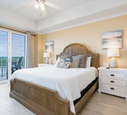 Wharf 713 Primary Bedroom with King Bed