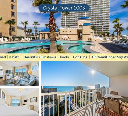 Crystal Tower 1003 2br/2ba 10th Floor