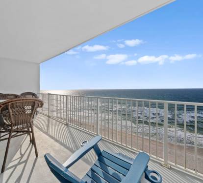 Lighthouse 1709 Gulf Front Balcony