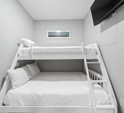 Lighthouse 1709 Bedroom 2 with Twin-over-Full Bunk Bed