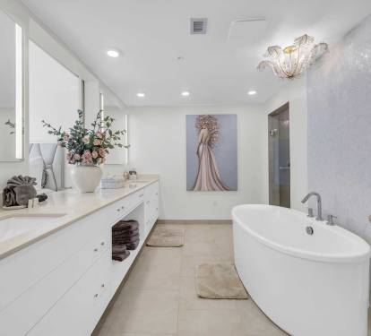Spa Finishes in the Primary Bath