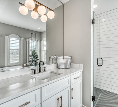 Primary En Suite - Enclosed Shower and Second Sink