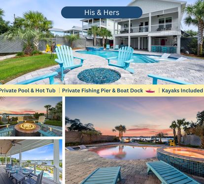 His & Hers: Private Pool & Hot Tub ¦Kayaks Included