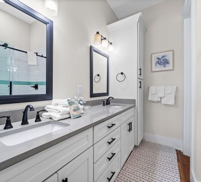 His & Hers Primary Bathroom
