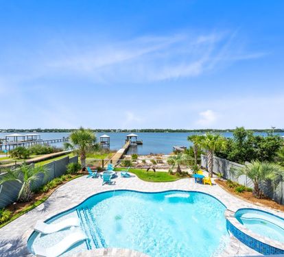 His & Hers Back Deck Views
