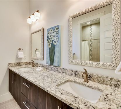 3rd Floor Shared Bathroom - Dual Vanity