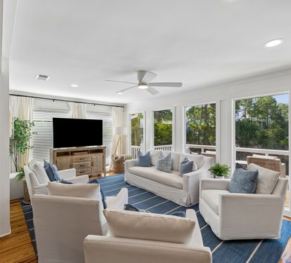Well Appointed Living Area - Offering Lake Views!