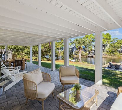 Lake Front Patio - Offering Ample Seating