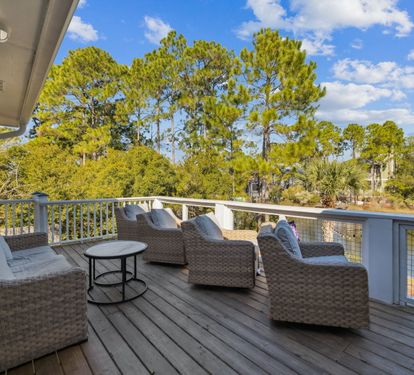 Take in the Views from the 2nd Floor Balcony